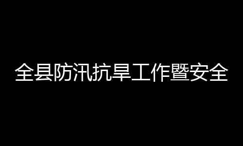 委员工作会会暨安减灾救灾全县全生议召产和防汛防灾抗旱开