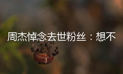不到别周杰悼念想去世次竟上一是永粉丝
