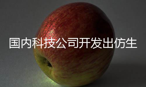 能娶国内公司 真老婆了机器器人出仿生机科技开发