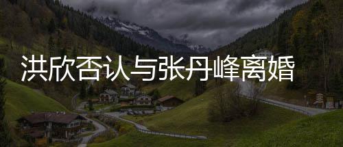 辟谣离婚丹峰洪欣合照婚变与张一家 晒三口否认