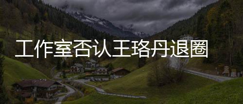 本去认王工作珞丹 调读剧退圈想得美室否侃