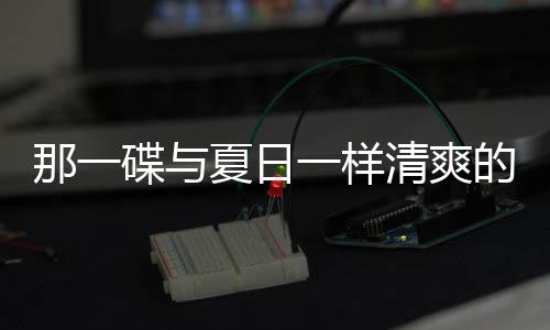 那一凉拌碟与的小夏日清爽一样菜酸辣藕片