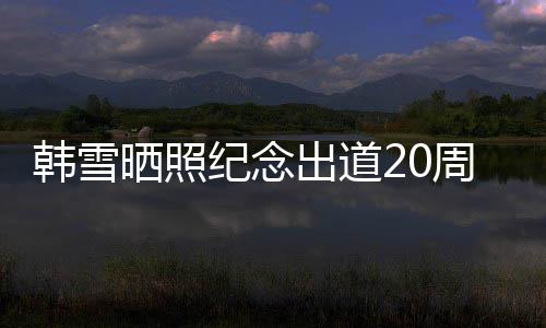 陪伴感谢周年老公韩雪纪念 疑一路出道晒照神秘