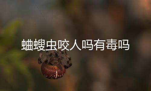 人吗蛐螋吗有毒虫咬